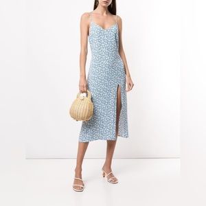 Reformation floral midi dress